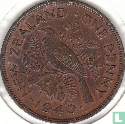 New Zealand 1 penny 1940 - Image 1