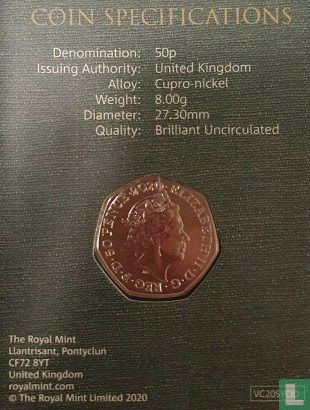 Verenigd Koninkrijk 50 pence 2020 "Brexit" - Afbeelding 3