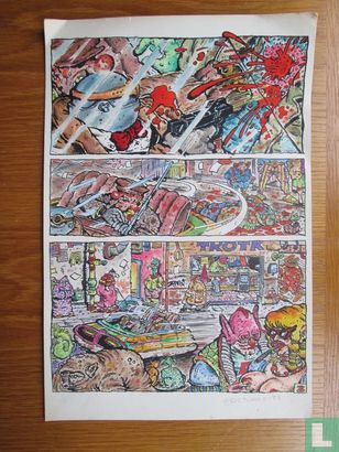 Schreurs, Eric - Originele pagina in kleur (p.3) - Adrian Backfish - Hebbedingetje - (1984) - Afbeelding 1
