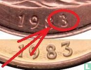Nieuw-Zeeland 1 cent 1983 (ronde top 3) - Afbeelding 3
