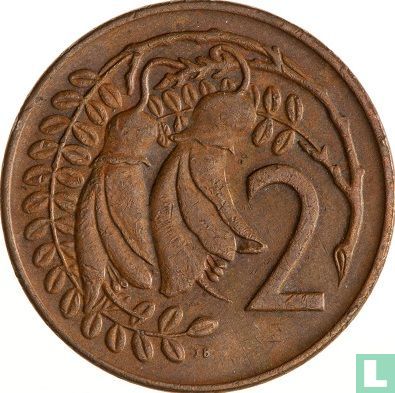 New Zealand 2 cents 1972 - Image 2