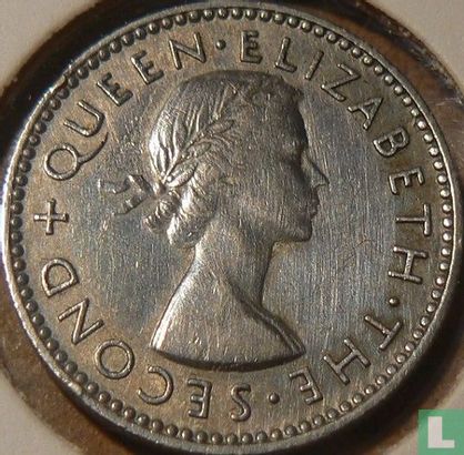 Nieuw-Zeeland 6 pence 1955 - Afbeelding 2