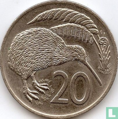 New Zealand 20 cents 1976 - Image 2