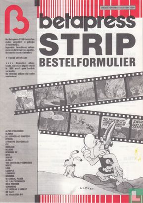 Betapress strip bestelformulier - oktober/november/december 1990 - Image 1