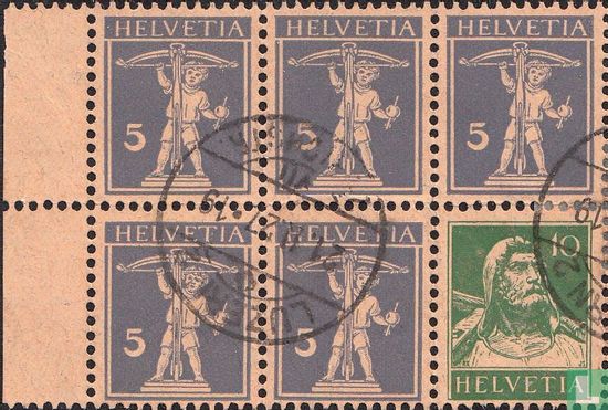 Definitives with Changes of Colour