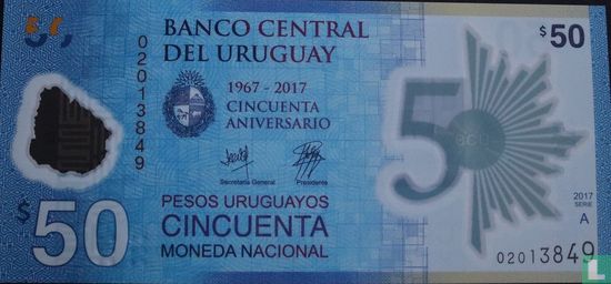 URUGUAY 50 Pesos uruguayos - Image 1