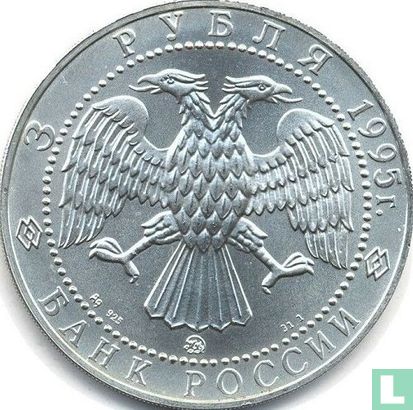 Rusland 3 roebels 1995 (MMD) "Sable" - Afbeelding 1