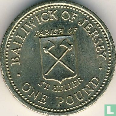 Jersey 1 pound 1983 "Parish of St. Helier" - Image 2