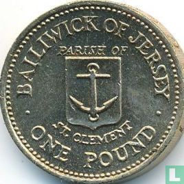 Jersey 1 pound 1985 "Parish of St. Clement" - Afbeelding 2