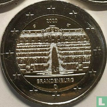 Duitsland 2 euro 2020 (G) "Brandenburg" - Afbeelding 1