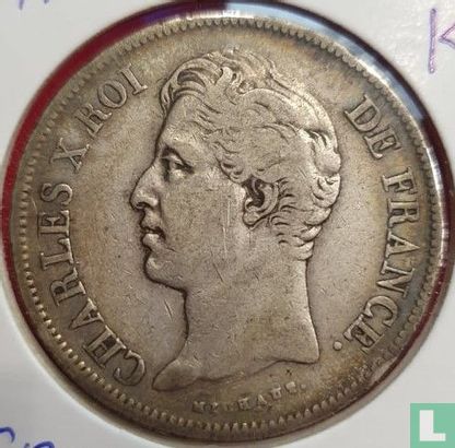 France 5 francs 1829 (K) - Image 2