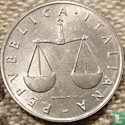 Italy 1 lira 1983 - Image 2