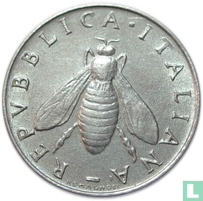 Italië 2 lire 1958 - Afbeelding 2