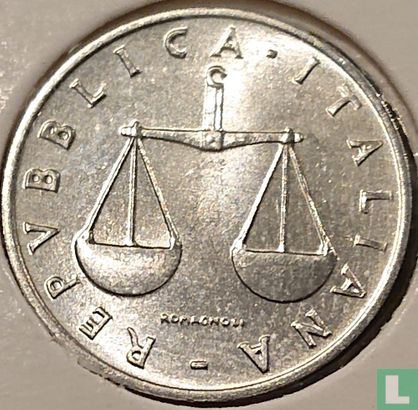 Italien 1 Lira 1953 - Bild 2
