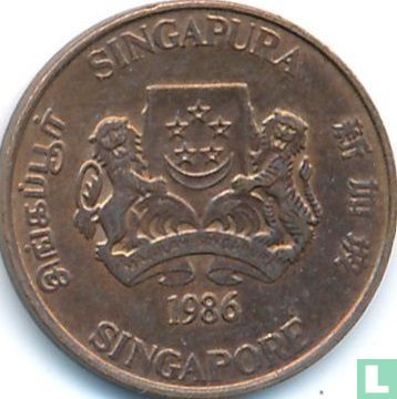 Singapour 1 cent 1986 - Image 1