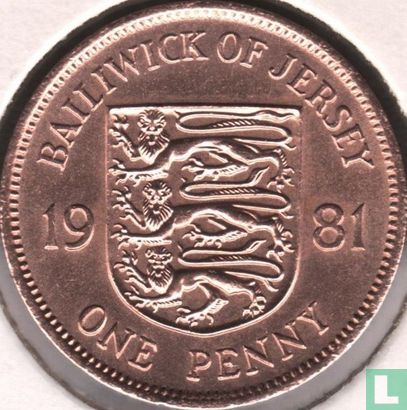Jersey 1 penny 1981 - Afbeelding 1