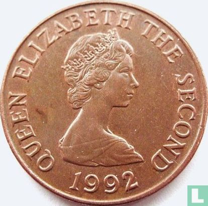 Jersey 2 pence 1992 (copper-plated steel) - Image 1