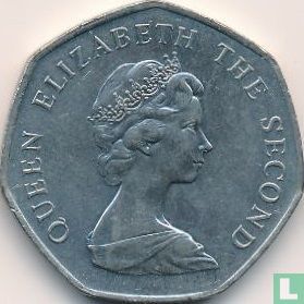Jersey 50 new  pence 1980 - Image 2
