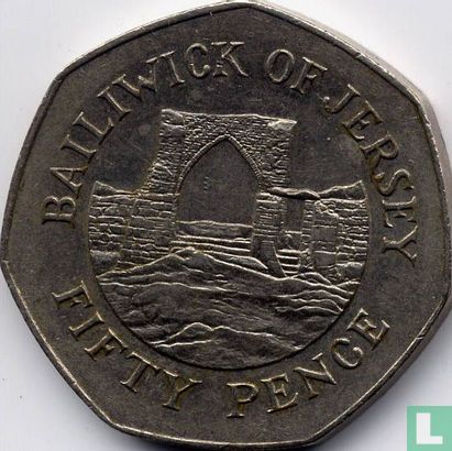Jersey 50 pence 1987 - Image 2