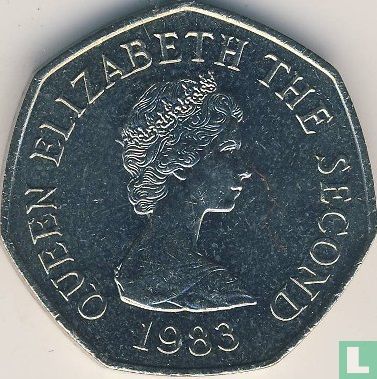 Jersey 50 pence 1983 - Image 1