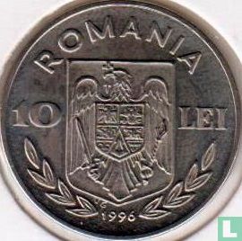 Romania 10 lei 1996 "Summer Olympics in Atlanta - Windsurfing" - Image 1
