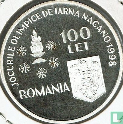 Rumänien 100 Lei 1998 (PP) "Winter Olympics in Nagano -  Figure skating" - Bild 1