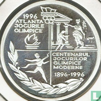 Roemenië 100 lei 1996 (PROOF) "Summer Olympics in Atlanta - Centenary of modern Olympic Games" - Afbeelding 2