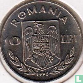 Roemenië 10 lei 1996 "European Football Championship" - Afbeelding 1