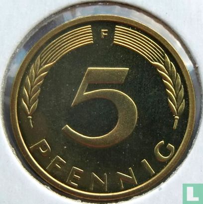Allemagne 5 pfennig 1974 (F) - Image 2