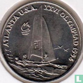 Romania 10 lei 1996 "Summer Olympics in Atlanta - Sailing" - Image 2