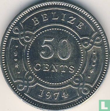 Belize 50 cents 1974 - Afbeelding 1