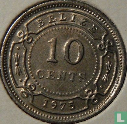 Belize 10 cents 1975 - Image 1