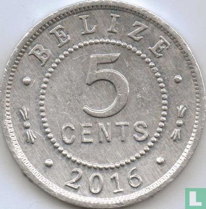 Belize 5 cents 2016 - Image 1