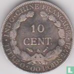 Französisch-Indochina 10 Centime 1888 - Bild 2