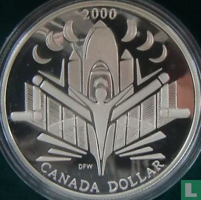 Canada 1 dollar 2000 (PROOF) "A voyage of discovery in the next millennium" - Afbeelding 1