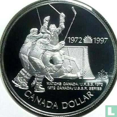 Kanada 1 Dollar 1997 (PP) "25th anniversary Canada vs USSR hockey series of 1972" - Bild 1