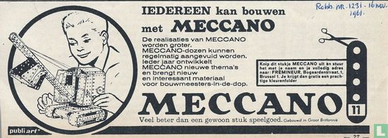 Iedereen kan bouwen met Meccano