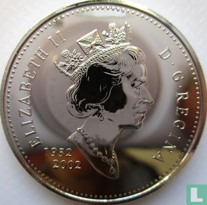 Canada 1 dollar 2002 "50 years Reign of Queen Elizabeth II" - Afbeelding 1