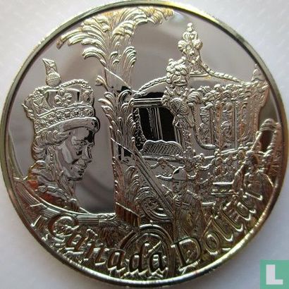 Canada 1 dollar 2002 "50 years Reign of Queen Elizabeth II" - Afbeelding 2