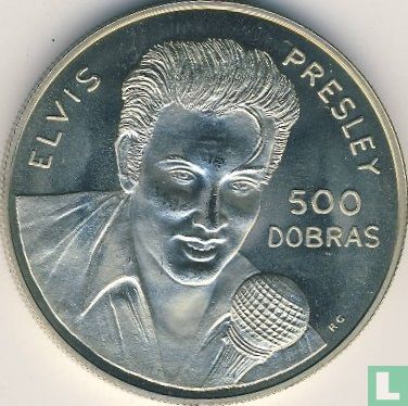 Sao Tomé en Principe 500 dobras 1993 "Elvis Presley" - Afbeelding 2