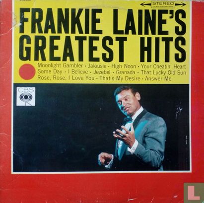 Frankie Laine's Greatest Hits - Afbeelding 1