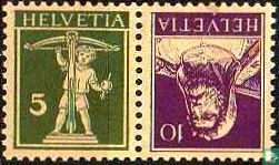 Definitives with changed Colours