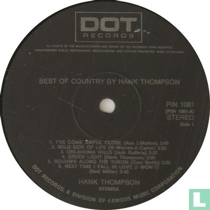 Best Of Country By Hank Thompson - Image 3