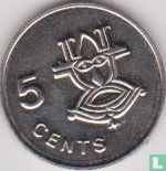 Salomonseilanden 5 cents 1978 - Afbeelding 2