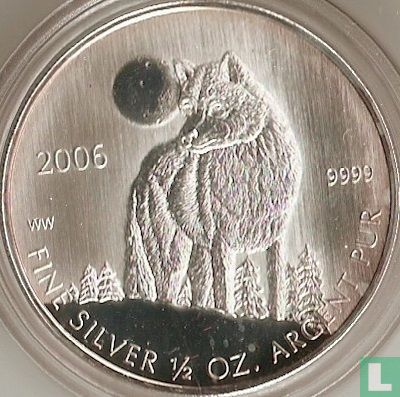 Canada 1 dollar 2006 "Wolf" - Image 1