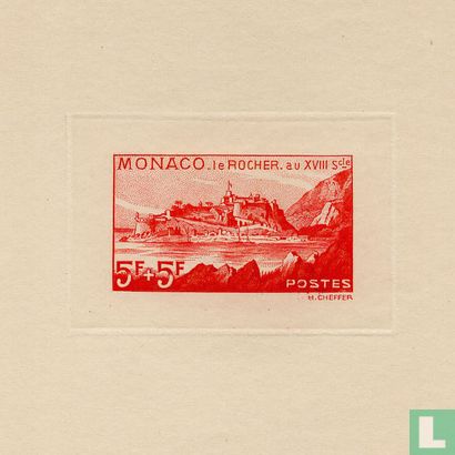 Rocher de Monaco au XVIIIe siècle - Image 1