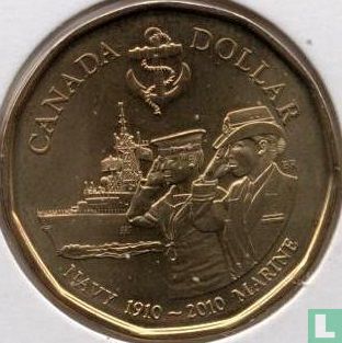 Canada 1 dollar 2010 "100th anniversary Royal Canadian Navy" - Image 1