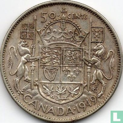 Canada 50 cents 1949 - Afbeelding 1