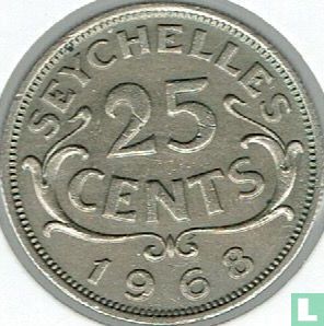 Seychellen 25 Cent 1968 - Bild 1