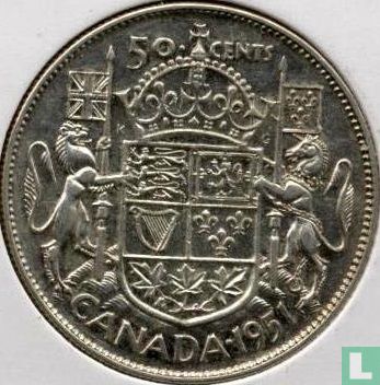 Canada 50 cents 1951 - Afbeelding 1